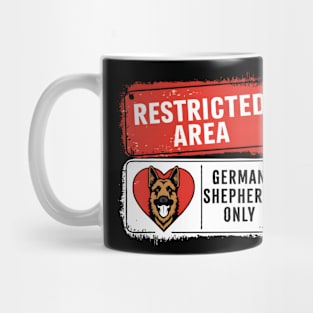 German Shepherd Only Love Dog Lover Father's Day Mug